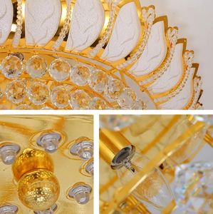 Lámpara de Techo de Cristal Moderna de Lujo Estilo Americano, 5cm, Ultrafina, Colorida, para Dormitorio, Venta Caliente OEM - Product Image 4