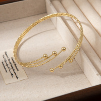 Bracelets Manchette Tendance pour Femme : 13 Styles Simples, Multicouches, Géométriques, Ouverts, avec Cœur, Feuille et Étoile de Mer