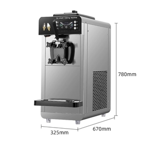 20-28l/h thương mại tự động bảng <span class=keywords><strong>Top</strong></span> 3 hương vị giá rẻ sữa chua mềm phục vụ máy làm kem để bán - Product Image 1