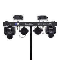 Projecteur de scène mobile 300W, Lyre motorisée, Lumière laser RGB, Éclairage de scène DMX à commande vocale avec trépied pour événements et fêtes