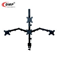 Support de moniteur de bureau réglable et pivotant DMP MDM004T pour écrans LCD LED quad de 13 à 24 pouces, support de tablette, moule privé en stock