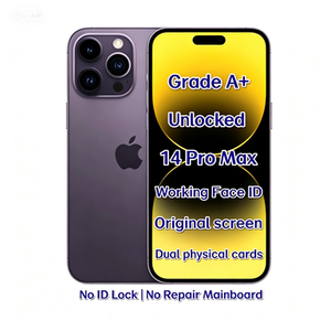 ขายส่งโทรศัพท์มือสอง iPhone <span class=keywords><strong>14</strong></span> <span class=keywords><strong>Pro</strong></span> <span class=keywords><strong>Max</strong></span> สีม่วงเข้ม ความจุ <span class=keywords><strong>256GB</strong></span> ชิปเซ็ต A16 Bionic รองรับ 5G คุณภาพสูง ปลดล็อคทั่วโลก จำนวนมาก - Product Image 1