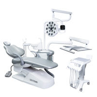 Unité de fauteuil dentaire électrique professionnelle, ensemble complet de fauteuil dentaire avec système de contrôle et de livraison avancé pour clinique