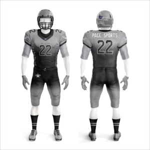 Último diseño 2025 nuevo camuflaje juvenil sublimado adultos y jóvenes púrpura uniformes de fútbol americano conjunto para Unisex - Product Image 5