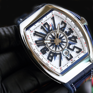 Reloj Mecánico Automático de Lujo para Hombre, Diseño de Barril, Cristal de Zafiro, 45mm 24mm, Deportivo y Ejecutivo - Product Image 2