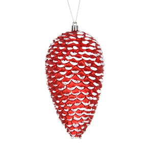 Factory <b>Gold</b> Red PVC Pine Nut Pendant Pine Cone Shape Eco-friendly Chunky <b>Tree</b> Scene Layout <b>Christmas</b> Decorations Minimum 1kg - Product Image 6