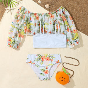 Traje de Baño Japonés <span class=keywords><strong>Sexy</strong></span> para Niñas, Bikini con Estampado Personalizado, Trajes de Baño para Niños, Disfraces de Natación para Niños - Product Image 6