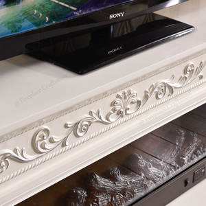 थोक आधुनिक सफेद सजावट वास्तविक लौ फ्रीस्टैंडिंग faux फायरप्लेस सजावटी इलेक्ट्रिक फायरप्लेस मैटल - Product Image 4