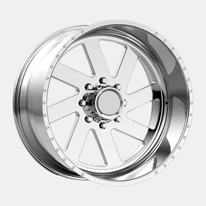 Jantes forgées en alliage, concaves profondes, argent/noir poli, pour camion tout-terrain, 20, 22, 23, 26 pouces, 4, <span class=keywords><strong>5</strong></span>, 6 ou 8 trous, pour Ford - Product Image 4