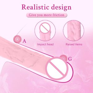 Consolador vibrador realista de 10 modos para mujer, de carga magnética clítoris, punto G, juguete sexual Anal, potente estimulador, masajeador de varita - Product Image 3