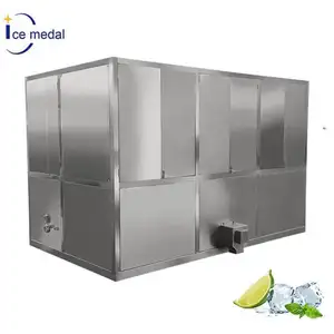 Machine de fabrication de glaçons industriels Icemedal à haut rendement personnalisé 1t 2t 3t 5t 10t
