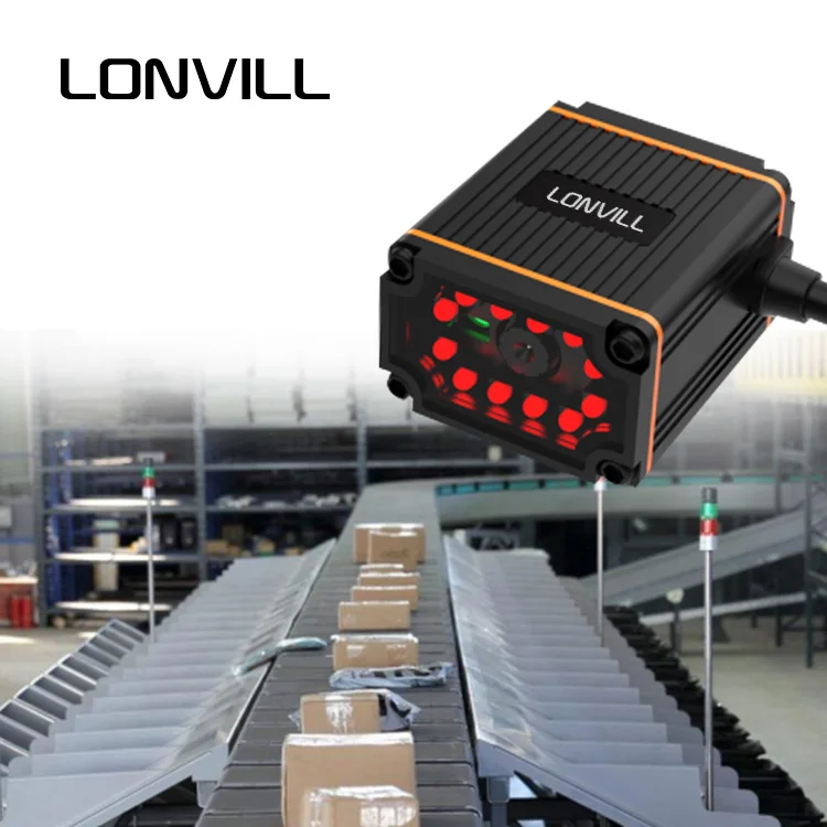 Oem Ip65 Vaste Qr Code Scanner 2d Ethernet Industriële Vaste Barcode Scanner Voor Transportband Assemblagelijn Logistieke Sorter