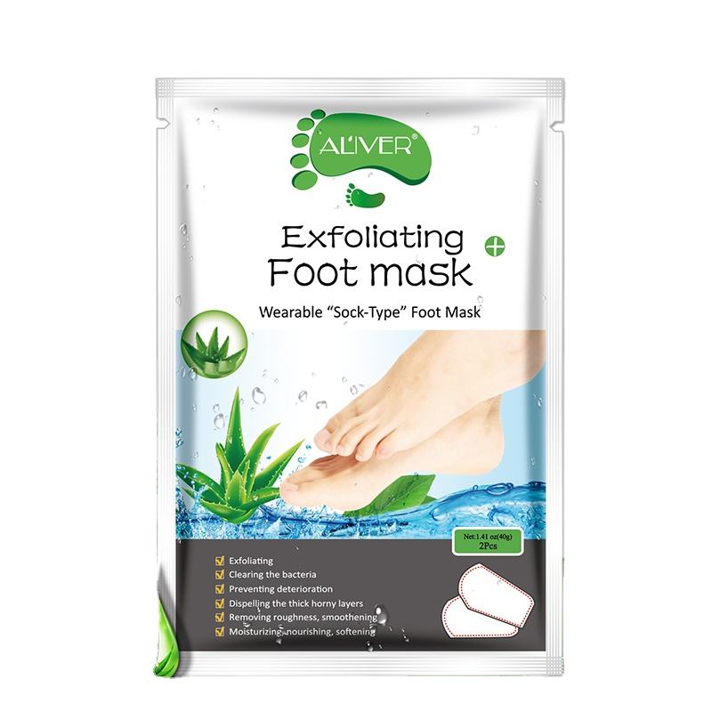 Aloe vera Foot Moisturizing Cracked Heels Intense Skin Nutrition peeling feet mask