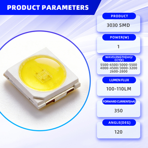 Yüksek güç led smd 3030 1W yüksek gerilim <span class=keywords><strong>3v</strong></span> 6v 9v 18v LED diyot - Product Image 2