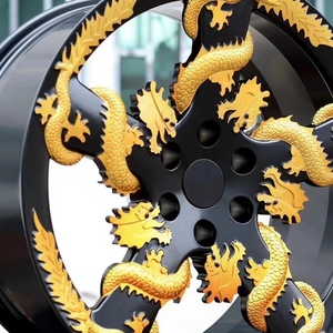Ruedas Golden <span class=keywords><strong>Dragon</strong></span> Forjadas Nuevas en Oferta, Personalizadas, de 17 18 19 20 21 22 23 24 Pulgadas, 5X120 5X130 para BMW, Audi, Ford - Product Image 4