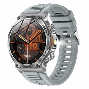 2025 AK82 Thể Thao Smartwatch Với Đèn Pin Bt Cuộc Gọi 1.8Inch Màn Hình Tròn IP68 Không Thấm Nước Tập Thể Dục Tracker Thông Minh Đồng Hồ Cho Nam Giới - Product Image 4