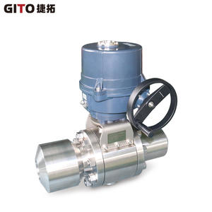 Válvula de Bola Eléctrica de Alta Presión GITO DN80, Válvula de Bola de Acero Inoxidable para Soldadura Eléctrica - Product Image 2