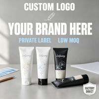 Tubes cosmétiques en plastique PE personnalisés avec logo, vides, 15g, 30g, 50g, 100g, pour emballage de soins de la peau, vente en gros