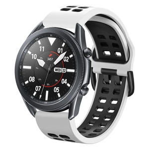 Correa de Silicona <span class=keywords><strong>para</strong></span> Reloj Samsung Galaxy Watch 4, Correa Clásica Active 2, <span class=keywords><strong>Gear</strong></span> <span class=keywords><strong>S3</strong></span> <span class=keywords><strong>Frontier</strong></span>, Huawei GT, 2, 3 y Pro, 20mm/22mm - Product Image 3