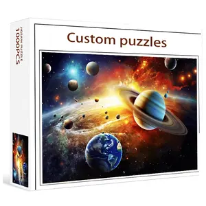 Puzzle personalizzato in fabbrica di Puzzle a forma irregolare personalizzato 5000/1000 speciale universo spaziale