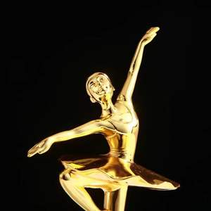 Trofeos <span class=keywords><strong>de</strong></span> Resina Personalizados con Cristal K9 Dorado para Escuela, Universidad, <span class=keywords><strong>Ballet</strong></span>, Competencia, Danza, Placa <span class=keywords><strong>de</strong></span> Trofeo - Product Image 6