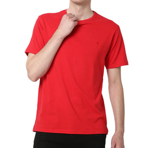 Camiseta sólida para hombre de calidad superior Elección perfecta para trajes casuales de oficina y declaración de estilo de fin de semana con algodón transpirable - Product Image 2