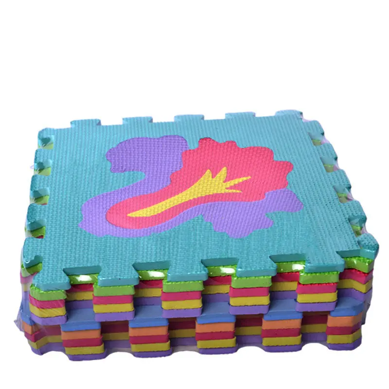 9pcs/set Children Colorful Carpet EVA Floor Mats for Indoor Mat Foam Tatami Velvet for Bedroom Living Room Kids