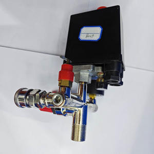 Compressor De Ar Pressão 90-120PSI 220V 380V Válvula Interruptor <span class=keywords><strong>Manifold</strong></span> Regulador De Alívio Calibres Suporte De Liga De Alumínio - Product Image 5