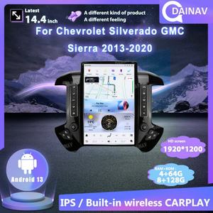 Radio para Auto con Android 13 de 14.4 Pulgadas para Chevrolet Silverado GMC Sierra 2013-2020, Reproductor Multimedia Estéreo con GPS, Carplay, Unidad Principal - Product Image 4