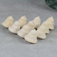 Dekorasi Natal Kayu Lonceng Kayu Kecil Khusus Liontin Kayu Kosong untuk Lukisan DIY Grosir