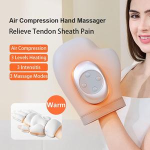 Kabelloses Elektrisches Handmassagegerät mit Wärme und Kompression Tragbares Handförmiges Massagegerät für Handflächen- und Fingermassage - Product Image 1