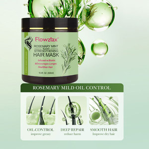 La película de Romero natural anticaída del cabello y el agua profunda se aplican al cabello seco o dañado no contiene sulfato - Product Image 3