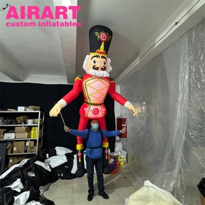 Marioneta Inflable Gigante de <span class=keywords><strong>Cascanueces</strong></span> para Desfile Callejero, Disfraz Inflable de Dibujos Animados Personalizado para Eventos de Desfiles Navideños - Product Image 1