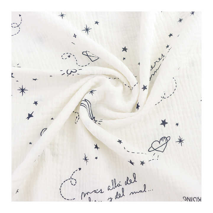 CRS Fur Fabrics Bambino Double Gauze Muslin Fabric Material