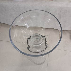 NIKA alta qualità chiara decorazione da tavola moderna alta <span class=keywords><strong>vetro</strong></span> vaso di fiori per <span class=keywords><strong>centrotavola</strong></span> di nozze - Product Image 3