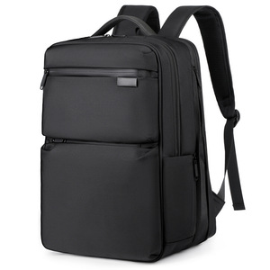 2025 New Men's High-End Large Capacity <b>Backpack</b> Waterproof Oxford Zipper Stylish Letter Design for Business Travel College - Product Image 1