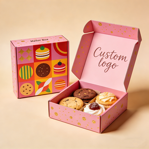 Boîte cadeau de biscuits marocains, design de fête de l'Aïd, emballage alimentaire de luxe personnalisé pour biscuits, macarons, pâtisserie sucrée - Product Image 2