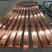 Barre de cuivre pur à 99,9 % ASTM C11000 80x10mm 120x14mm 100x8mm, barre omnibus en cuivre perforée et étamée
