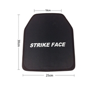 Plaque d'insertion balistique en oxyde d'aluminium pour gilet tactique
