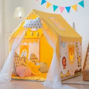 Vente en gros rose Lovely Playhouse Portable Pliable Filles Jeu D'intérieur Princesse Château Offre Spéciale Enfants Tente pour Bébé - Product Image 5