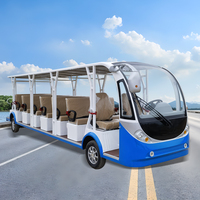 Bus électrique touristique 23 places, véhicule de navettage personnalisé directement de l'usine pour les stations balnéaires, hôtels, parcs, aéroports et communautés