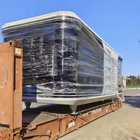 Maison capsule préfabriquée innovante à deux étages, espace de vie modulaire mobile, mini-villa, structure en acier respirante