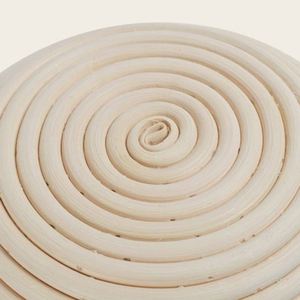 Grand banneton à pain en verre, artisanal, en bois et silicone vert, pour la fabrication du pain français et la pâtisserie - Product Image 5