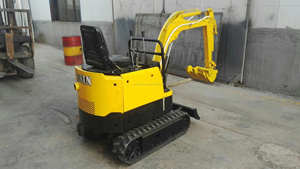1 ton excavadora sobre orugas pequeño mini digger escavator máquina 0,5 ton 1,0 ton alta cavando poder para venta - Product Image 4
