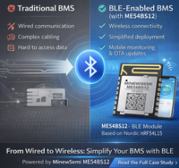 Module Bluetooth MinewSemi ME54BS12 nRF54L15 Module BLE 6.0 compact Canal Bluetooth Sonore Prise en charge du Bluetooth Mesh Matter