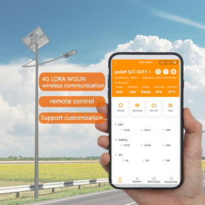 Năng lượng mặt trời ánh sáng đường phố WI-SUN Lora ZigBee cổng lưới điều khiển Mạng tiêu thụ điện năng thấp cổng không dây - Product Image 4