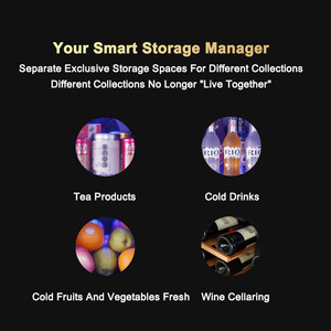 <span class=keywords><strong>Mini</strong></span>-réfrigérateur compact encastrable Vanace en acier inoxydable pour la maison, le bar ou le bureau - Product Image 4