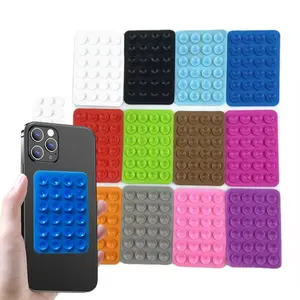 Cheap Silicone Anti-slip Suction Cup Pads Mat Adhesive Mount Mobile Case Hand Free Phone Holder for Mirror Windows