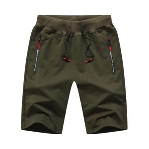 Pantalones Cortos Deportivos de Lona para Hombre, Estilo Hip Hop, Transpirables, 100% Algodón, Capri, Secado Rápido, Talla Grande, Holgados, Corte Casual - Product Image 1