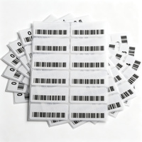 Etiquetas de Código de Barras Personalizadas - Etiquetas Adhesivas Escaneables para Inventario de Almacén y Marcado de Productos Minoristas
